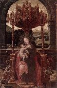 unknow artist The virgin and child enthroned oil painting picture wholesale